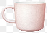 PNG Coffee mug pottery drink cup. 