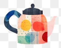 PNG Tea pot art teapot refreshment. AI generated Image by rawpixel.