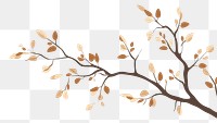 PNG Branch pattern plant wallpaper. 