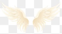 PNG White wings angel logo creativity. AI generated Image by rawpixel.