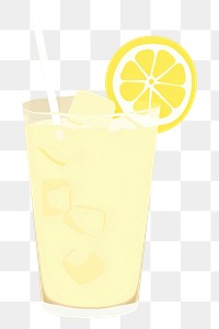 PNG Lemonade drink food beverage. 