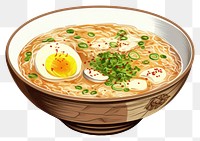 PNG Japanese ramen soup food meal dish. 