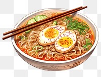 PNG Japanese ramen soup food meal dish. 