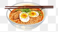 PNG Japanese ramen soup meal food dish. 