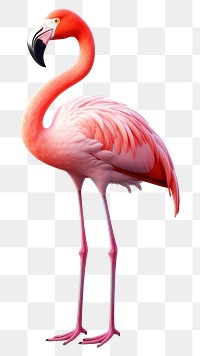 PNG Flamingo animal bird beak. AI generated Image by rawpixel.