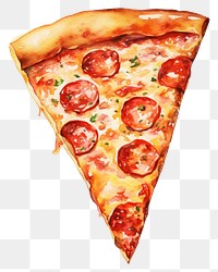 PNG Pizza slice food pepperoni. 