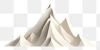 PNG Mountain paper gray art. AI generated Image by rawpixel.