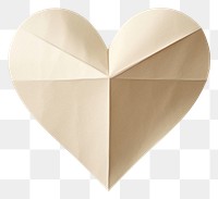 PNG Heart paper white white background. AI generated Image by rawpixel.