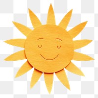 PNG Sun paper white background anthropomorphic. 