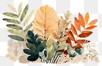 PNG Plant painting backgrounds pattern. 