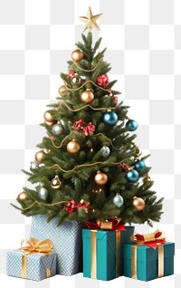 PNG A Russian Christmas tree christmas present plant