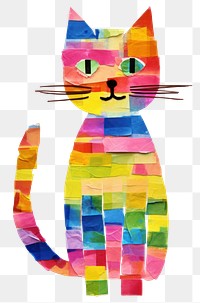PNG Cat mammal animal craft. AI generated Image by rawpixel.