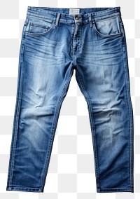 PNG Blue jeans denim pants blue. 