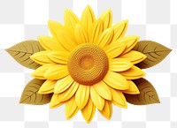 PNG Sunflower petal plant inflorescence. AI generated Image by rawpixel.