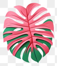 PNG Monstera plant petal leaf art. 