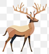 PNG Christmas theme reindeer antler animal. 