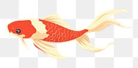 PNG Koi fish goldfish animal pomacentridae. AI generated Image by rawpixel.