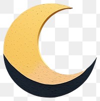 PNG Yellow moon night accessories astronomy. 