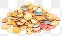PNG Treasure coin backgrounds money. AI generated Image by rawpixel.