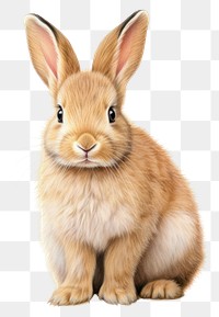 PNG Rabbit mammal animal rodent. AI generated Image by rawpixel.