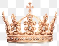 PNG Treasure crown gold  