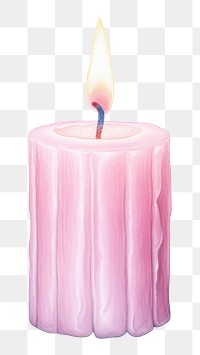 PNG A candle fire illuminated anniversary. AI generated Image by rawpixel.