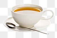 PNG Tea cup spoon saucer coffee. 