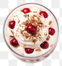 PNG Trifle dessert sundae cream. AI generated Image by rawpixel.