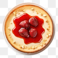 PNG Cheesecake strawberry dessert fruit. AI generated Image by rawpixel.