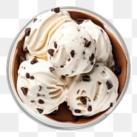 PNG Ice cream dessert food white background. AI generated Image by rawpixel.