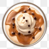 PNG Pudding dessert cream food. AI generated Image by rawpixel.