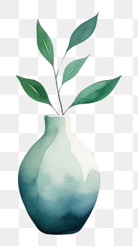 PNG Vase plant leaf  