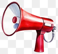 PNG Megaphone white background performance electronics. 