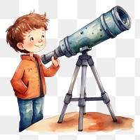 PNG Telescope cartoon white background photography. 