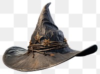 PNG Witch hat white background headgear headwear. 