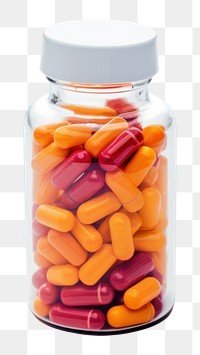 PNG Pill bottle white background antioxidant. mobile wallpaper