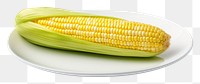 PNG Plate corn plant food. 