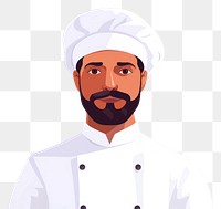 PNG Chef portrait adult beard. 