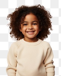 PNG Sweater portrait child smile. 