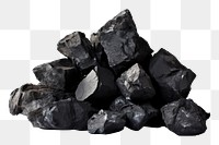 PNG Mineral rock coal anthracite. 