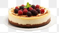 PNG Cheesecake dessert cream plate. desktop wallpaper