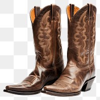 PNG Cowboy boots footwear shoe white background. AI generated Image by rawpixel.