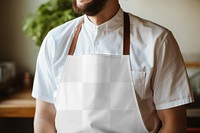 Apron png transparent mockup