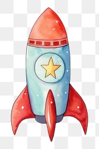 PNG Rocket cartoon water spacecraft. AI generated Image by rawpixel.