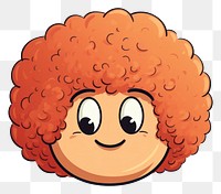 PNG Doodle cartoon wig  