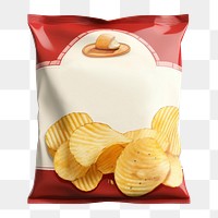 PNG Potato chips package dessert snack food. 