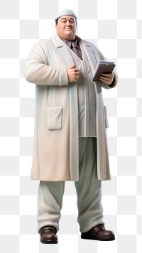 PNG Doctor overcoat standing  mobile wallpaper