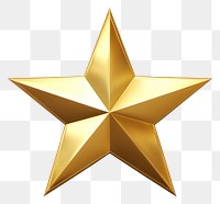 PNG Gold star symbol white background shape. 