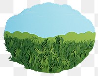 PNG Grass land outdoors painting nature. AI generated Image by rawpixel.