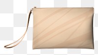 Beige purse png, bag element, transparent background